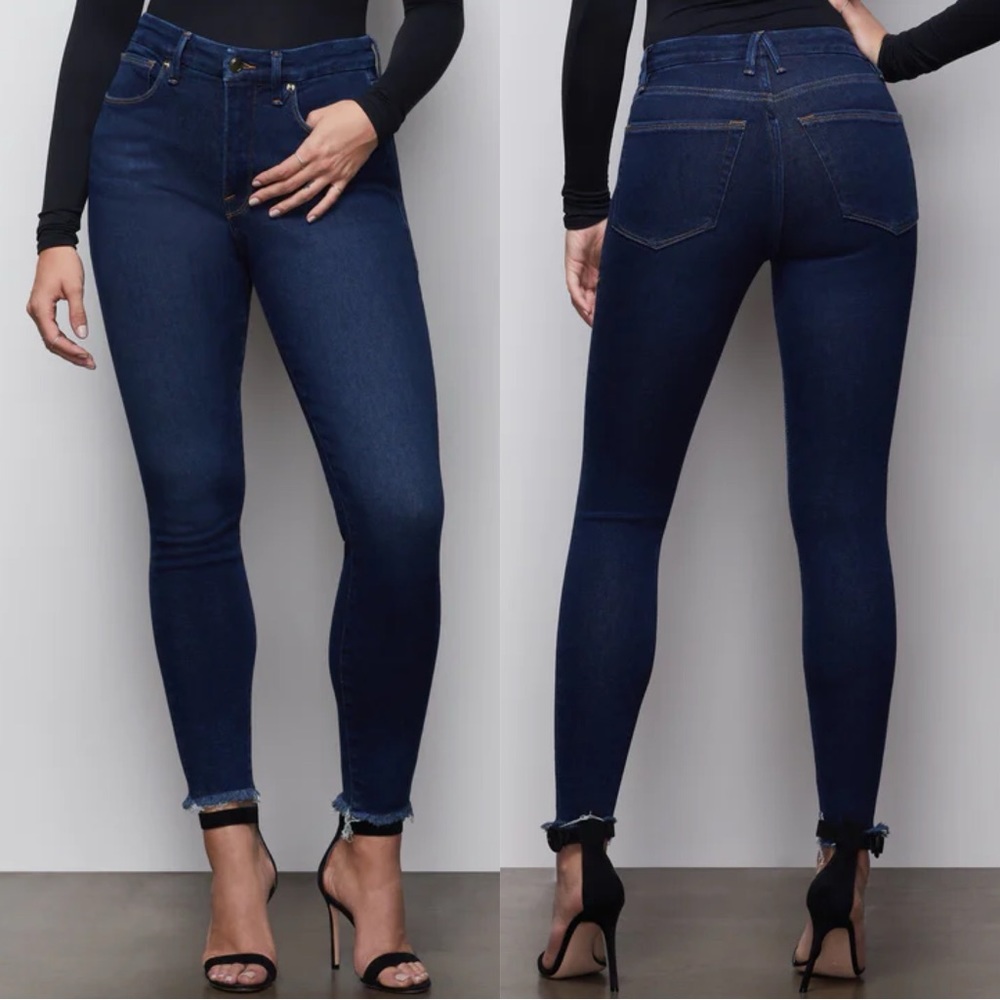Good American Dark Blue Skinny Jeans